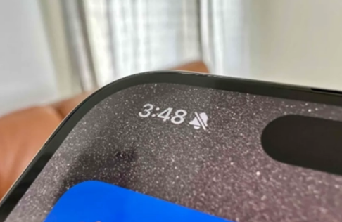 冯坡镇苹果15pro维修站分享如何隐藏iPhone15Pro上静音铃声图标 