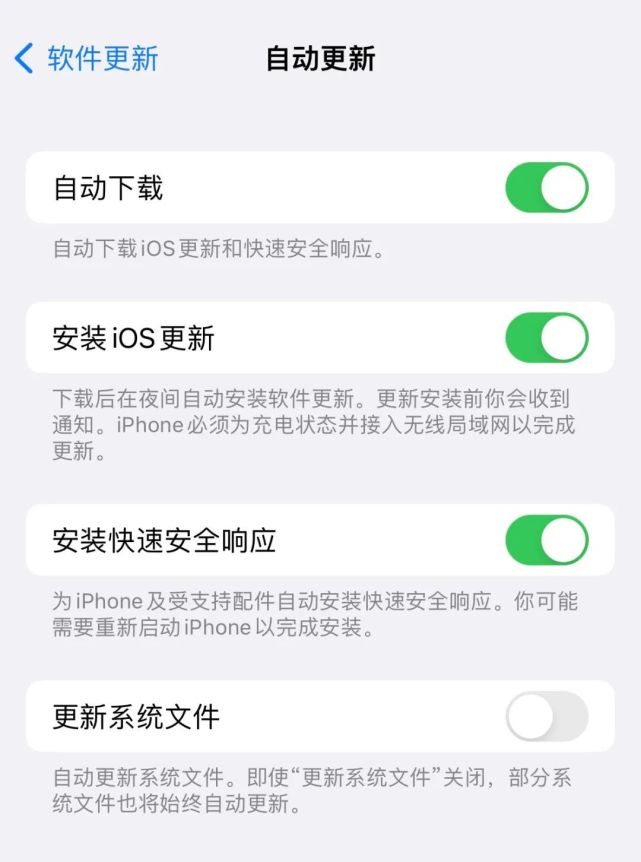 冯坡镇苹果手机维修分享苹果快速安全响应更新有必要安装吗 