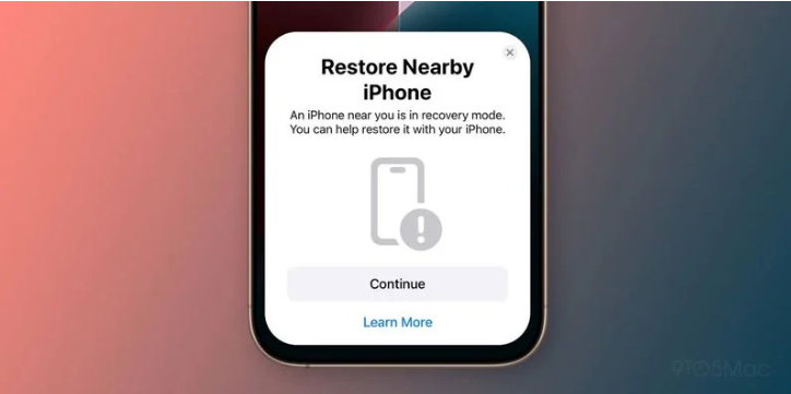 冯坡镇苹果手机维修分享iOS 18无线恢复功能可用另一部iPhone恢复变砖的iPhone 16 